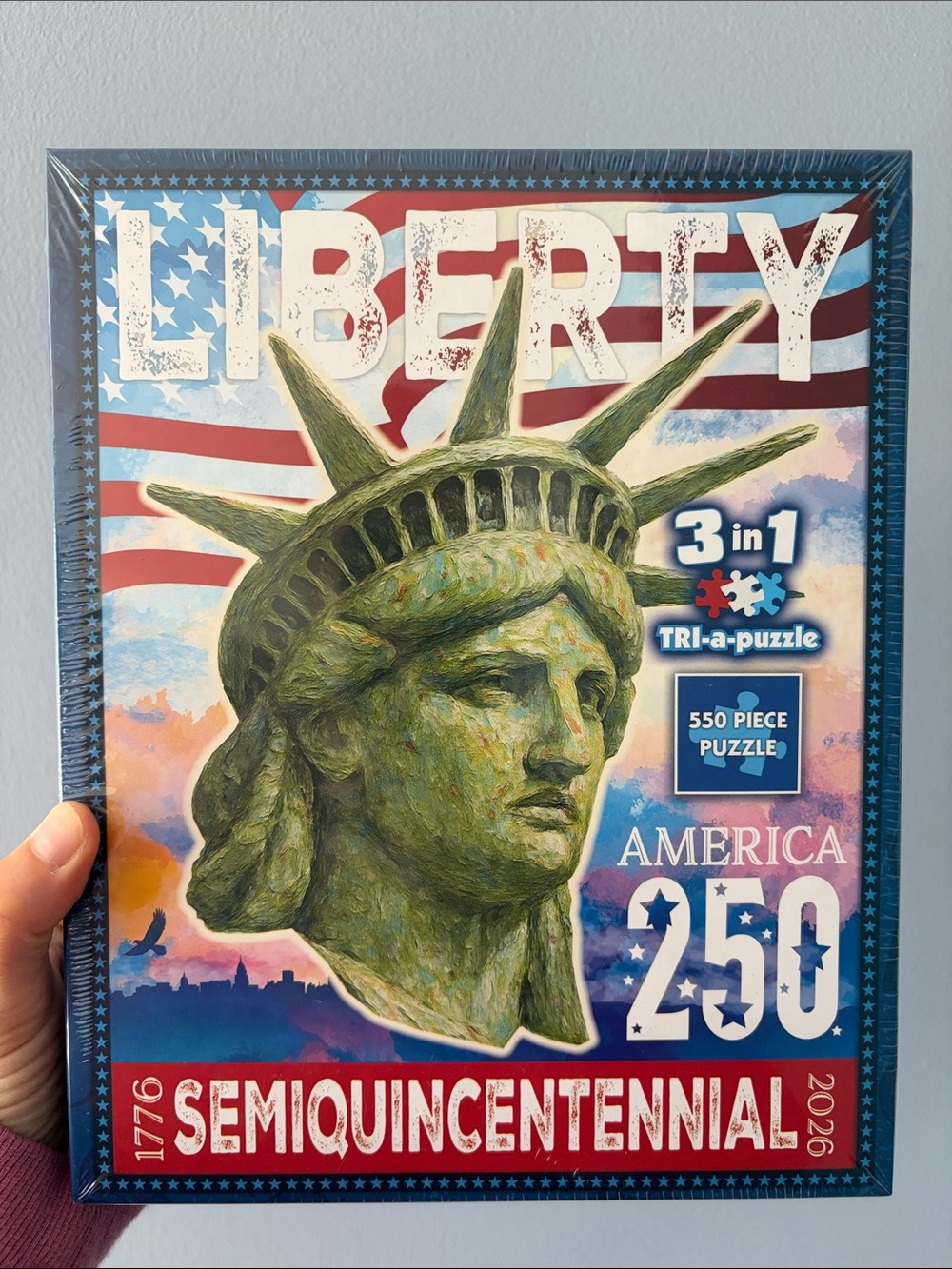 Liberty Semiquincentennial America 250 Piece Puzzle Statue of Liberty BRAND NEW